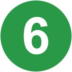 6 train subway logo