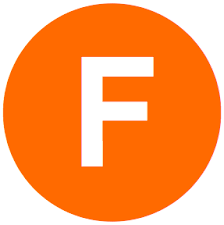 F train subway logo