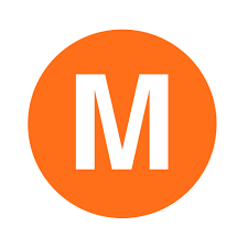 M train subway logo