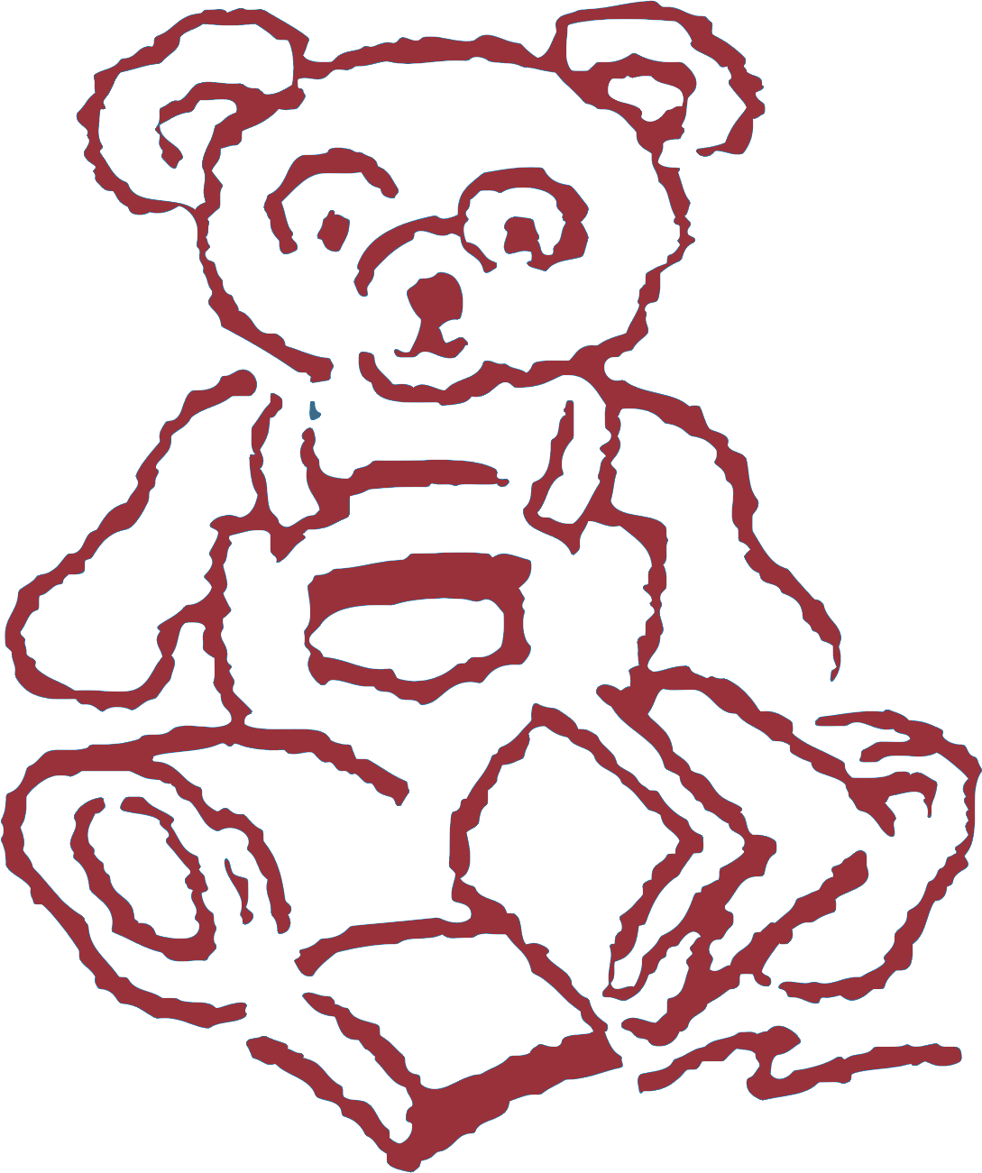 old teddy bear logo